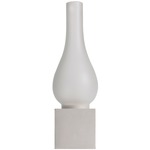 Amarcord Wall Light - White Concrete / Frosted and Transparent