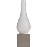 Amarcord Wall Light - Dove Grey Concrete / Clear