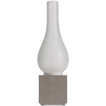 Amarcord Table Lamp - Dove Grey Concrete / Frosted and Transparent