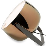 Bag Floor / Table Lamp - Gray / Smooth Glossy Bronze