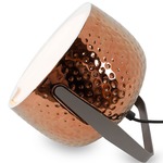 Bag Floor / Table Lamp - Gray / Textured Glossy Bronze