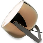 Bag Floor / Table Lamp - Gray / Smooth Glossy Bronze