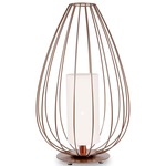 Cell Floor / Table Lamp - Glossy Bronze