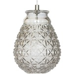 Ceraunavolta Pendant Shade - Matte White / Clear