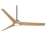 Timber XL Ceiling Fan with Light - Heirloom Bronze / Maple