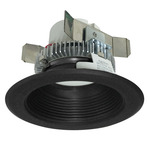 Cobalt Click RD Retrofit Baffle Downlight - Black Baffle / Black Flange