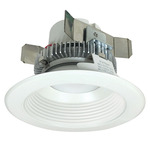 Cobalt Click RD Retrofit Baffle Downlight - White Baffle / White Flange