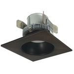 Cobalt Click SQ Retrofit Round Aperture Reflector Downlight - Bronze Reflector / Bronze Flange