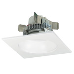 Cobalt Click SQ Retrofit Round Aperture Reflector Downlight - White Reflector / White Flange