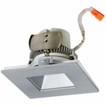 Cobalt Click SQ Retrofit Regress Reflector Downlight - Metal Reflector / Natural Metal Flange