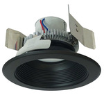 Cobalt Click RD Retrofit Baffle Downlight - Black Baffle / Black Flange