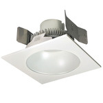 Cobalt Click SQ Retrofit Round Aperture Reflector Downlight - White Reflector / White Flange