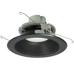 Cobalt Click RD Retrofit Baffle Downlight - Black Baffle / Black Flange