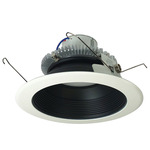 Cobalt Click RD Retrofit Baffle Downlight - Black Baffle / White Flange