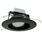 Cobalt RD Retrofit Adjustable Downlight - Black Reflector / Black Flange