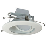 Cobalt RD Retrofit Adjustable Downlight - Matte White Reflector / Matte White Flange