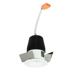 Iolite 1IN RD Bullnose Regressed Downlight Trim - Matte White Reflector / Matte White Flange