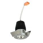 Iolite 1IN RD Bullnose Regressed Downlight Trim - Metal Reflector / Natural Metal Flange