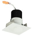 Iolite 2IN SQ Deep Cone Regress Downlight Trim - Matte White Reflector / Matte White Flange