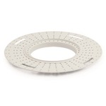 Iolite 2 Inch Round Flush Mount Mud Ring - White