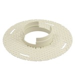 Iolite 4 Inch Trimless Mud Ring - White