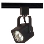 H Series 2IN MR16 GU10 120V Square Track Head - Black