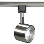 H Series 2IN LED 120V Round Track Head - Brushed Nickel / Clear