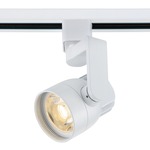 H Series 2IN LED 120V Angle Arm Track Head - White / Clear