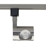 H Series 2IN LED 120V Pipe Track Head - Brushed Nickel / Clear