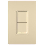 2-Module with Single Pole Switches - Ivory