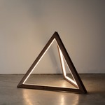 Tetra Floor Lamp - Walnut