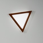 Triangle Wall Light - Walnut