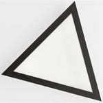 Triangle Wall Light - Black Oak