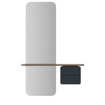 One More Look Mirror - Light Oak / Anthracite Grey
