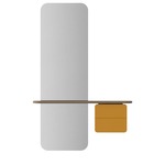 One More Look Mirror - Light Oak / Saffron