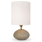 Concrete Mini Table Lamp - Natural / Natural Linen