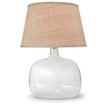 Seeded Table Lamp - Clear / Natural