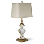Southern Living Parisian Table Lamp - Antique Gold / Oatmeal