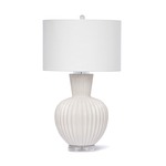 Madrid Table Lamp - White / Clear