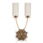 Louis Wall Light - Birch / Natural Linen