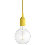 E27 Pendant - White / Yellow