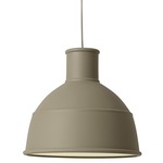 Unfold Pendant - White / Olive