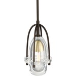 Kaner Monopoint Pendant - Brass / Bronze / Clear