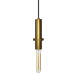 Firenze Vintage LED Monopoint Pendant - Satin Brass