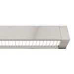 Cirrus D1 Linear Suspension w/Remote/End Feed/RD Canopy - Satin Nickel / White / White Louver