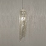 Frame Cylinder Pendant - Silver