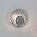 Tresor Wall Sconce - Silver Leaf