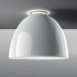 Nur Mini Gloss Ceiling Light - Gloss White