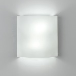 Facet Wall Light - White / White Glass