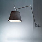 Tolomeo Mega Wall Light with Diffuser - Black